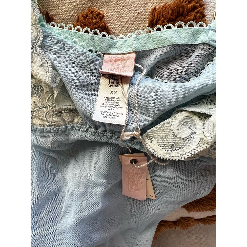WE ARE HAH - U UP Bodysuit - French Blue - XS - NWT - Picture 8 of 8